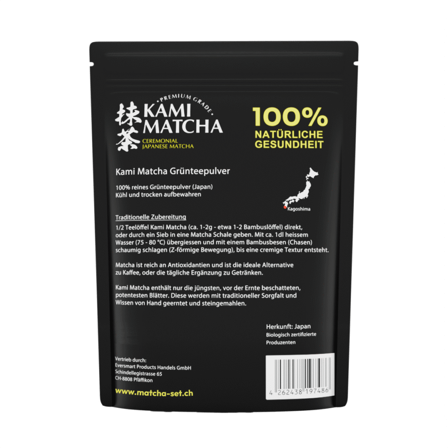 Kami Matcha Pulver 60g – Bild 2
