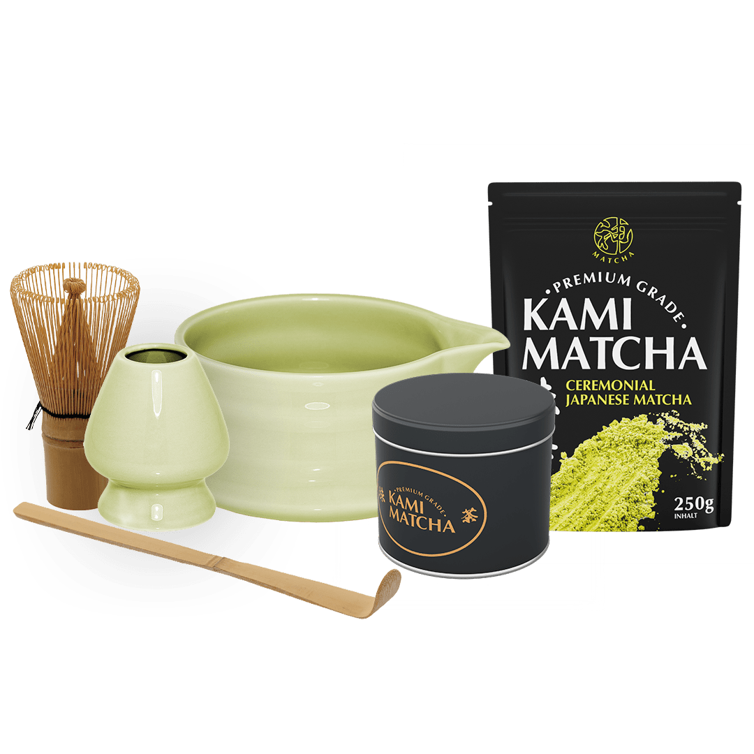 Kami Matcha Set 250g - Grün Hell