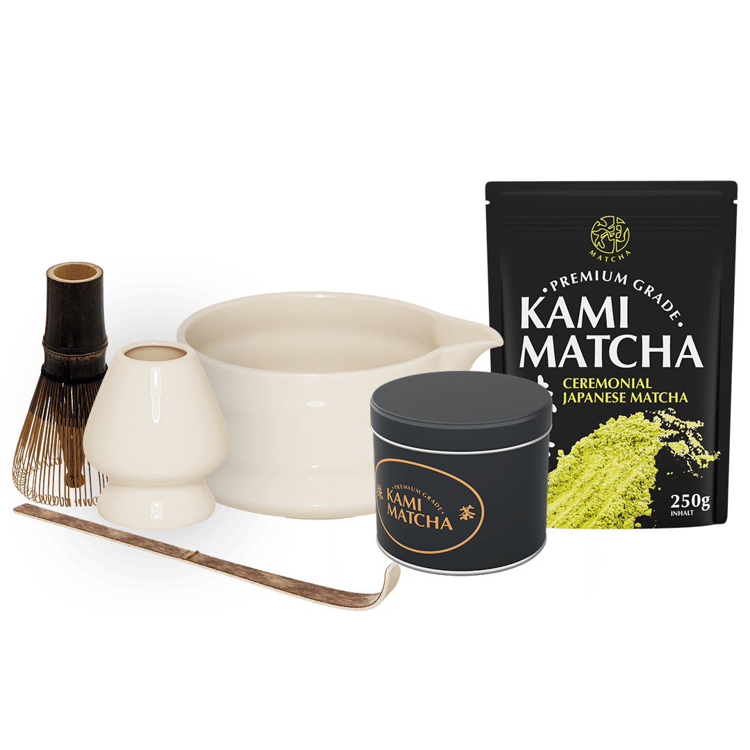 Kami Matcha Set 250g - Weiss Dunkel